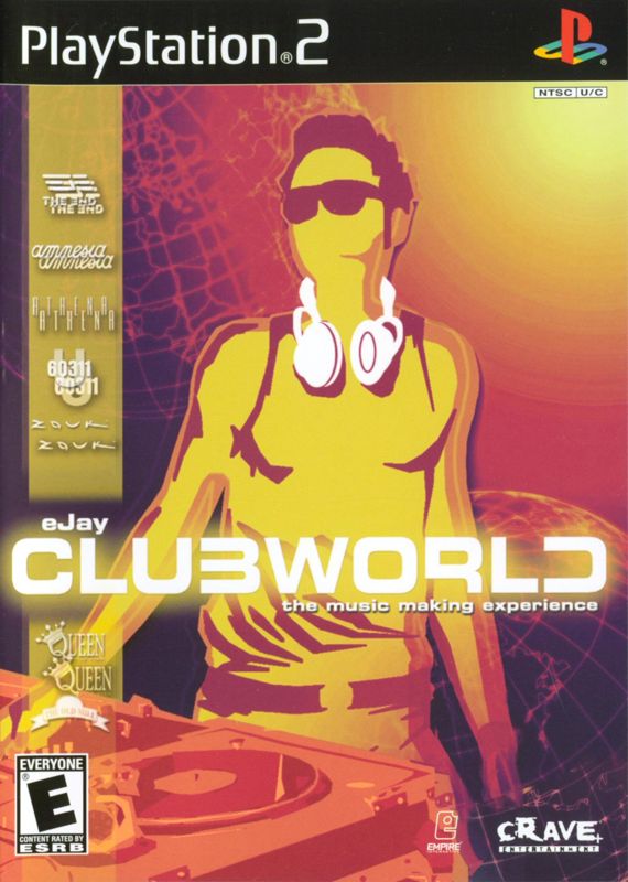 EJay Clubworld box art for Playstation 2